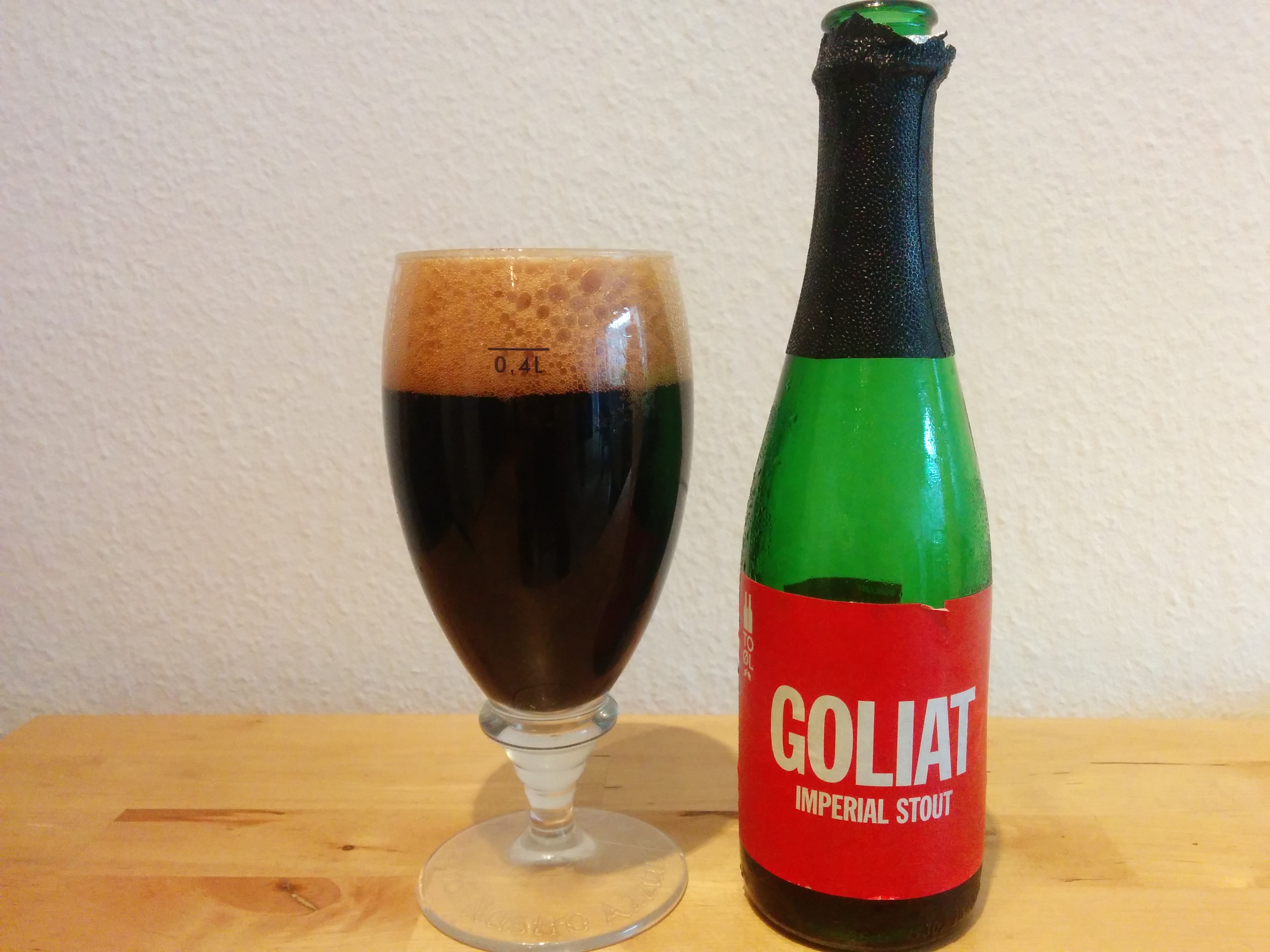 To Øl Goliat - I glas og flaske