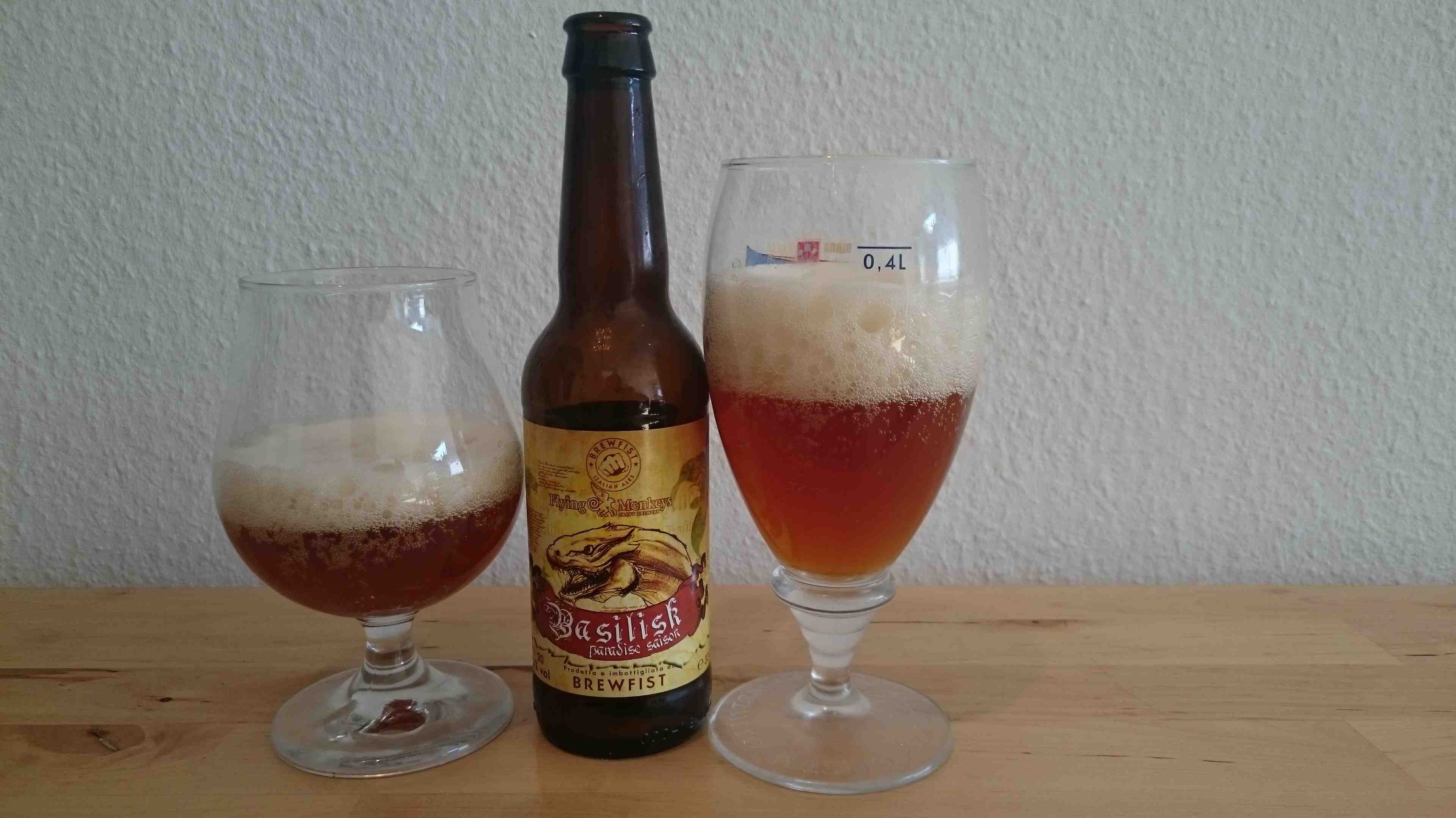 Brewfist Flying Mokeys Basilisk Paradise Saison