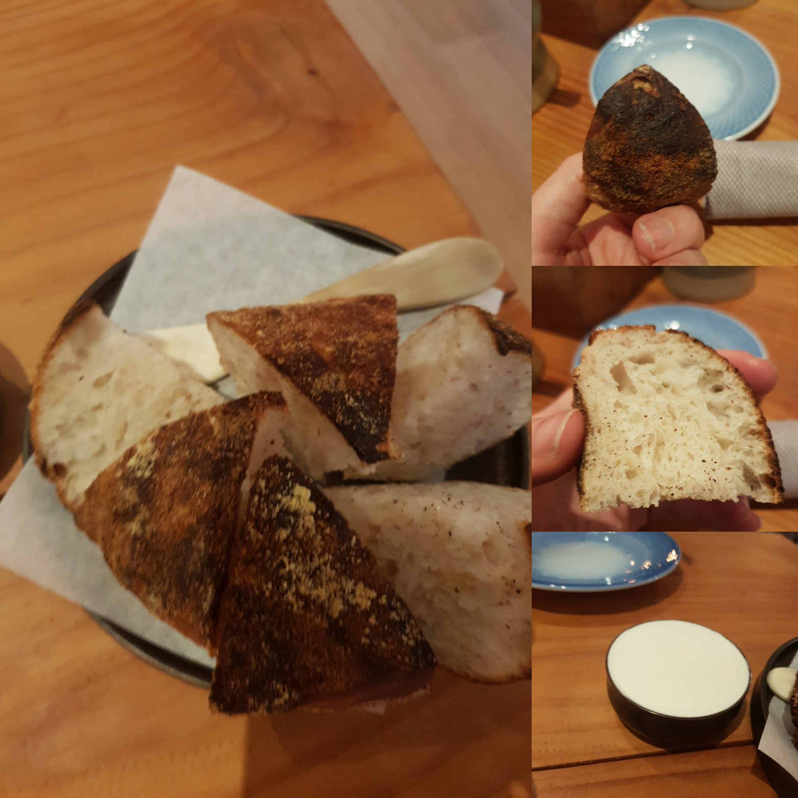 Velkomstbrød på Restaurant Alimentum Aalborg